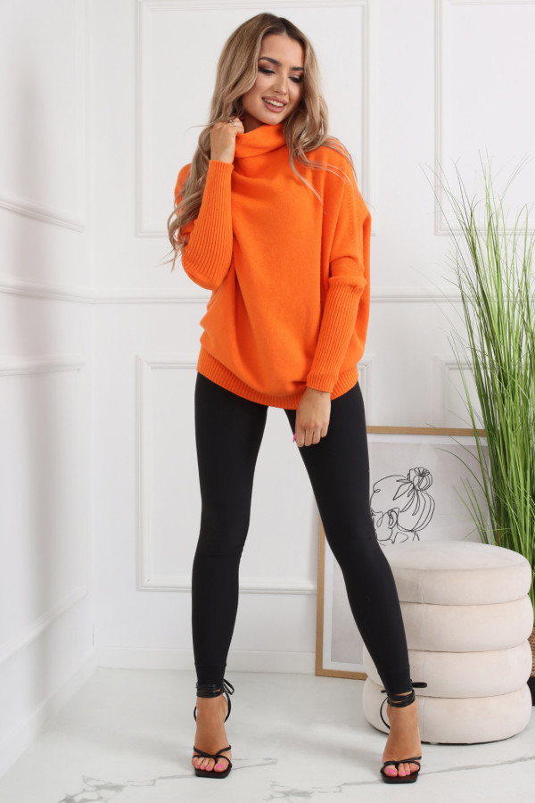 Sweter Kajra Pomarańczowy