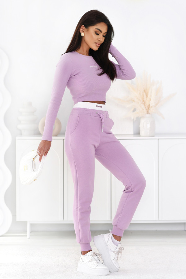 Komplet dresowy Crafted & Designed Lilac 1