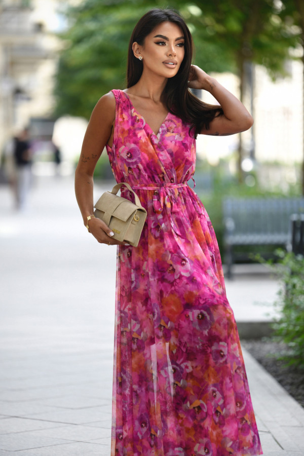 Sukienka Maxi Amanda Fuksja 3