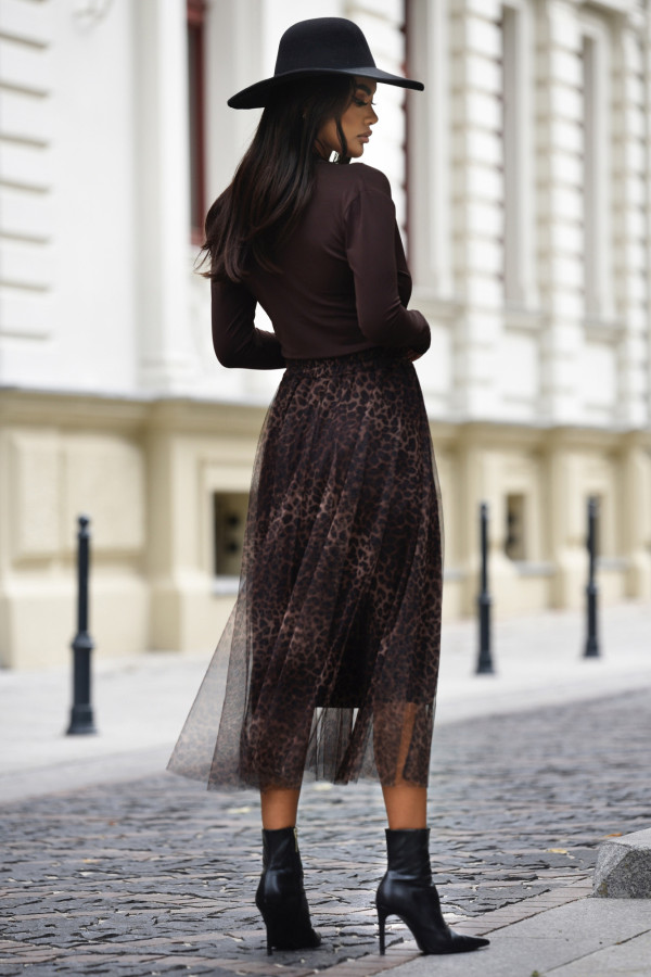 Body Nola Rękaw Czekoladowe 3