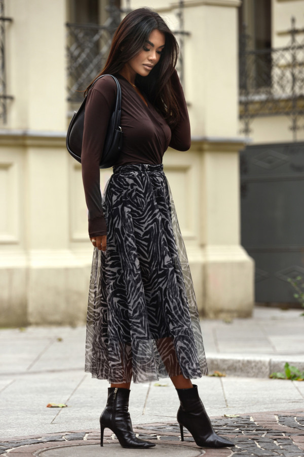 Spódnica tiulowa Roxana Zebra 2